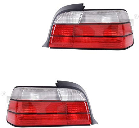Heckleuchten Rückleuchten Rücklicht Set rechts & links Satz für Modell 3 Series (COUPE/CABRIO) (E36) Baujahr: 09/1991-04/1999 Kunststoff ohne Lampenträger
