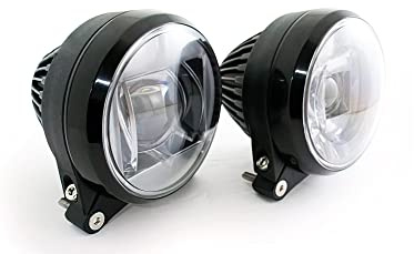 LED Hauptscheinwerfer & Abblendlicht Koso Hawkeye universal für Motorräder | Helligkeit 1058 Lumen, CNC-Aluminiumgehäuse, E-Zulassung, mit Straßenzulassung, eintragungsfrei, homologiert, OEM GA004000