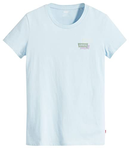 Levi's Damen The Perfect Tee T-Shirt,Mini Bw Hits Omphalodes,XS