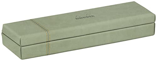 Rhodia 194516C Stiftetui 21x5,5x3cm Kunstleder Seladon