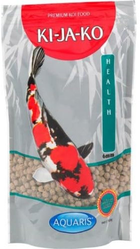 KI-JA-KO Health Koi Fischfutter 10 kg / 6 mm - für Eine Gute Verdauung bei Koi Fische Mit Actigen zur Unterstützung des Immunsystems und Forplus (Omega-3-reiche Algen)