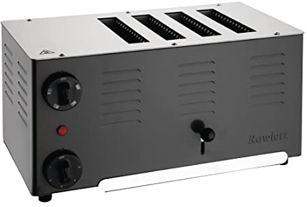 Rowlett 1.8kW Regent 4-Slot Toaster with 2x Additional Elements | Jet Black | CH173