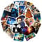 100Pcs Doctor Who Stickers Cartoon Anime Marvel Avengers Stickers Cool Vinyl Sticker for Laptop Water Bottle Skateboard Bumper Luggage Guitar Computer Bike Sticker Pack,Gift for Teens Boys