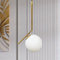 bamyum Hängelampe Wohnzimmer Vintage, Waterfor Pendelleuchte Gold Glas, Wohnzimmerlampe, Hängelampe Gold Schlafzimmer, Esstischlampe Retro Vintage Küchenlampe Hangend Pendelleuchte Vintage Küchenlampe