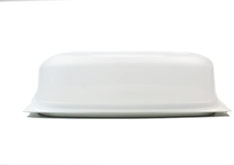 TUPPERWARE KäseMax weiß stapelbar Käseglocke Kondensplus Cheese Fromage Kondenspro + SPÜLTUCH
