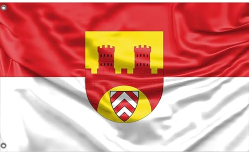 Die Stadt Bielefeld, Flagge Nordrhein-Westfalen | Einzigartiger Designdruck | Hergestellt in EU (90x150 cm)