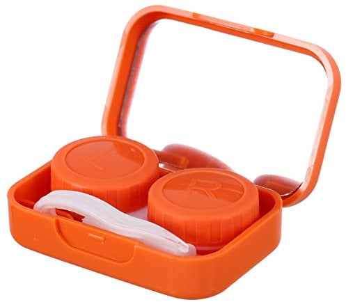 DOITOOL Case 4pcs Boxes Portable and Sturdy Design for Colored Contacts Easy to Carry Leakproof and Safe