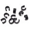 KIEVODE Lot de 10 colliers de serrage en C pour câbles de frein et de changement de vitesse – Colliers de serrage pour boîtier de VTT