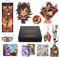 Genshin Impact Box Geschenkbox Merch Set mit 11 Geschenk, Wanderer Cyno Xiao All 5 Stars Characters Plush Poster Acrylic Stand Aufkleber Set, Sammlung für Traveller Fans (Dehya)