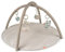 Done by Deer Spielbogen mit Krabbeldecke Lalee Sand - Aktivitätsspielzeug baby ab 0 monate - 4 hängenden Spielzeugen zur sensorischen Stimulation und Entwicklung
