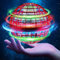 Bola Voladora Magica,Spinner Bola Voladora UFO Regalo,Juguete Volador de Bumerang con Trucos interminables (rojo)