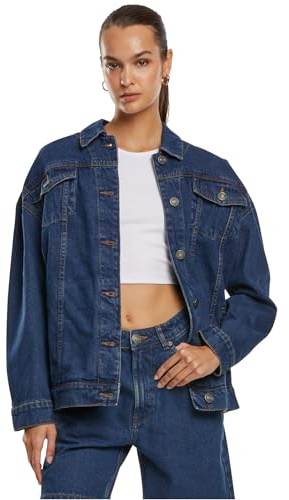 Urban Classics Damen Jeansjacke Ladies Oversized 90`s Denim Jacket, Jeansjacke für Frauen, im Retro-Style, Oversized Fit, Größen XS-5XL