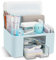 RISEMART Schreibtischorganisator mit 2 Schubladen, multifunktionaler Stifthalter für den Schreibtisch, Schreibtischorganisatoren und Aufbewahrung mit 5 Fächern, Desktop-Organizer für Büro