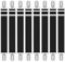 Quelcc 8 Stück Bettlakenspanner, (30cm -130cm) Bettlakenspanner Verstellbar, Elastische Bettlaken Spanngurte, Lakenspanner mit Metallclips, Bettlaken Spanner für Bettlaken, Matratze, Sofa, Bügelbrett