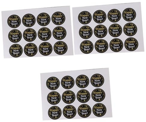 360 Stück 2020 Aufkleber für ein frohes neues Jahr label registerkarten tagout handgefertigtes Etikett Weihnachtsdekoration runde Etiketten Aufkleber für Backverpackungen SEWACC