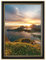 RAWWEST.BIS Holz Bilderrahmen 40x60cm Glamour Rahmen aus Holz mit Furnierung Schwarz-Gold Plakatrahmen Holzrahmen mit Plexi Acrylglas für Bilder Poster Fotos Puzzles Posterrahmen Fotorahmen