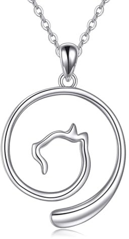 Katze Ring Halter Halskette für Frauen 925 Sterling Silber Hochzeit Ring Keeper Halskette Schmuck Geschenk für Frau Mütter Tag Geschenk