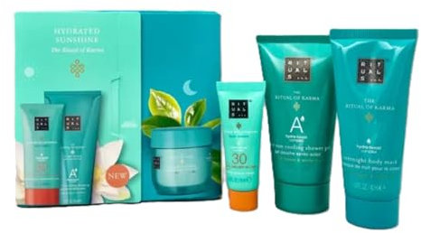 Rituals The Ritual of Karma Hydrated Sunshine Set After Sun Shower Gel Body Mask SPF Box Set