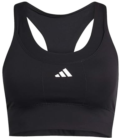 adidas Damen Erwachsene Run Pocket Medium Support BH M A-B Schwarz