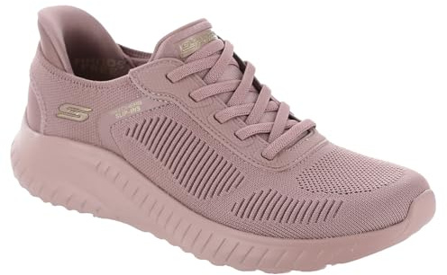 Skechers Bobs Squad Chaos Current Muse, Scarpe da Ginnastica Donna, Rose Textile, 40 EU