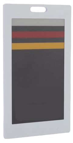 XUMIUZIY E Papier Ausweis, 3,7 Zoll NFC Elektronikpapier Display mit Schwarz weiß-rotem Bildschirm, für Mitarbeiterausweis, Studenten, Zugangskontrolle, Visitenkarte