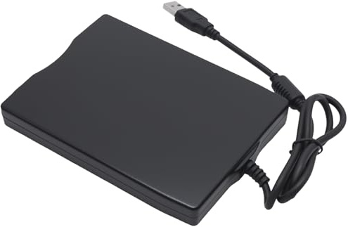 JUUDDENPARTS USB 3.5Inch Portable Floppy Disk Drive, External 1.44MB FDD Reader for Windows 98 2000 XP VISTA 7 10 11 Mac 10.3, for Desktop and Laptop