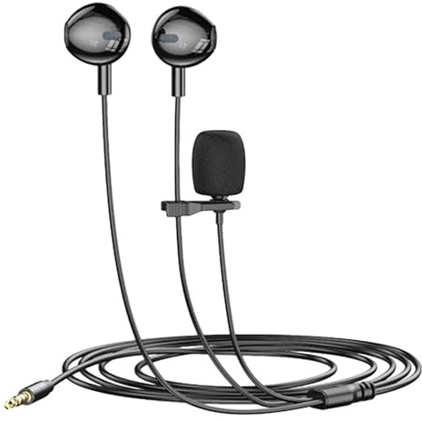 Clip On - Microphone Podcast Casque, Prise USB Plug Play | Microphone