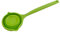 Tasty Silicone Soup Ladle with Folding Feature, Soup Spoon with Pouring Tips on Both Sides for Cooking & Serving Soup & Other Dishes, Dimensions: 33.5x13cm, Colour: Bright Light Green