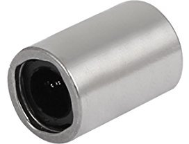 Aexit LM4UU Unterlegscheiben 4mmx 8mmx 12mm Linearbewegung Buchse Kugellager Flache Unterlegscheiben Silberfarbe Farbe