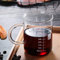 Lisanl Kitchen Supplies - Caffeine Beaker Mug Graduated Beaker Mug with Handle Borosilicate Glass Multi-Function Food Grade Measuring Cup