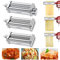 COFUN Rouleau Pâtes Accessoire pour Kitchenaid Robot Pâtissier, Ensemble d'accessoires machine à pâtes pour Kitchenaid Pasta Attachment, Comprend 1 presse à pâtes italiennes et 2 rouleaux à découper