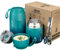 MAXSO 2 Pack Soup Thermo for Hot Food, Vacuum Insulated Food Jar Thermal Lunch Containers for Adults, Travel Food Flask (24 oz,17 oz) (Gradual Blue-green)