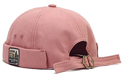 Faringoto Berretti unisex senza visiera senza visiera da marinaio, DZM34-Rosa, Etichettalia unica