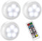 XunHe LED Schrankbeleuchtung Batterie LED Unterbauleuchte Küche Klebepads Kleber auf Licht ohne Kabel mit Tap Control und Fernbedienung