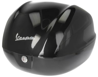 PIAGGIO Topcase original 32 Liter für Vespa Sprint, Primavera 50 125 CCM ab Baujahr 2022 euro5 (schwarz Cosmo Vulcano 98/A)