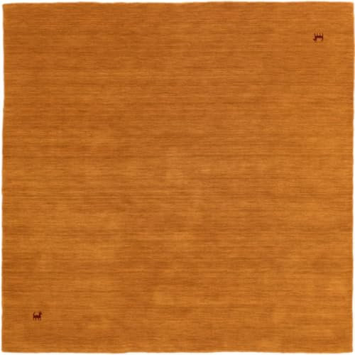 Nain Trading Loom Gabbeh Orange 151x149 Modern Orientteppich Quadratisch Teppich Wolle Indien