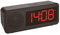 TFA Dostmann 60.2546.01, Alarm Clock, with Radio, High-Contrast Display and Charging Function for Mobile Devices, Plastic, Black, L170 x B105 x H110 mm