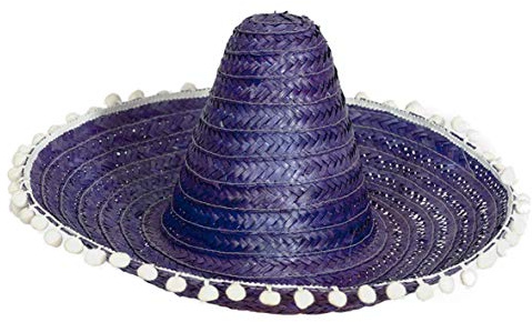 FIESTAS GUIRCA | Sombrero Mexicano de Paja (60 cm) - Accesorio de Fiesta para Celebraciones de Verano y Graduaciones - Ideal para Eventos Temáticos de México y Fiestas de Disfraces - Adulto Unisex