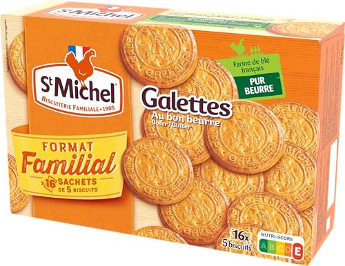 ST MICHEL - Galettes au Bon Beurre Français - Format Familial - Le paquet de 520 g