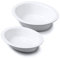Wm Bartleet & Sons Plat à tarte ovale en porcelaine, blanc, 24cm/29cm