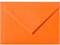 Paper24 Mini Briefumschläge DIN C8 57x81 mm für Blumensträuße, Geldgeschenke oder Adventskalender 50 Umschläge Orange