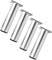 Qrity Pieds de Meubles en Alliage d'aluminium Pieds d'armoire Cuisine Canapé Table en Métal Hauteur 150mm
