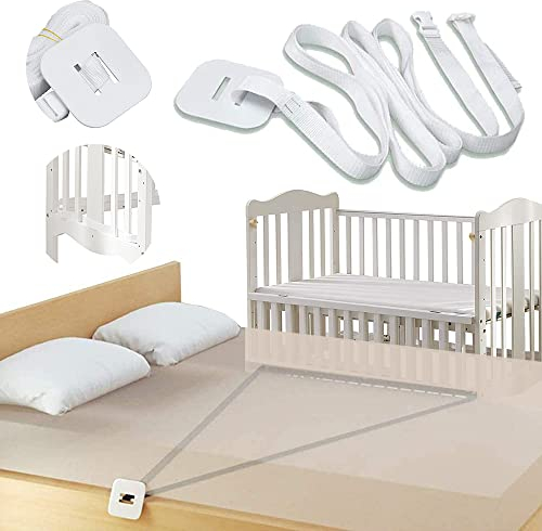 MEISHANG Gurt für Babybett,Beistellbett Befestigung,Beistellbetten-Gurt,Befestigung Beistellbett Boxspringbett