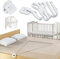 MEISHANG Gurt für Babybett,Beistellbett Befestigung,Beistellbetten-Gurt,Befestigung Beistellbett Boxspringbett