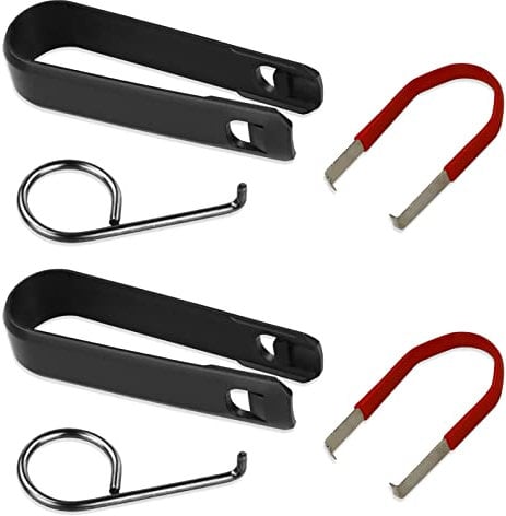 6 PCS Wheel Bolt Cap Cover Removers Tool Set,Tyre Nut Center Cover Cap Puller Tweezers Removal Tool,Bolt & Nut Covers Key for Cars