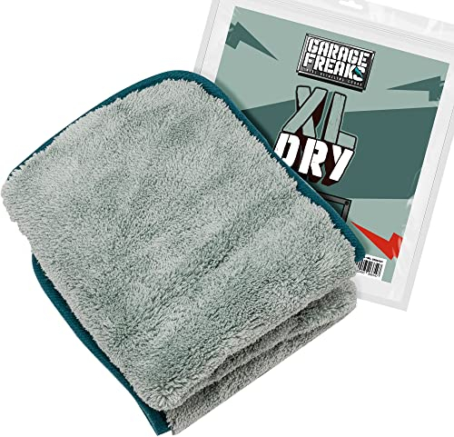 Garage Freaks Auto Trockentuch - XL Dry Autotuch - 1x Mikrofasertuch groß 50x80cm, 1200 GSM - Extrem sanftes Trocknen, hohe Wasseraufnahme