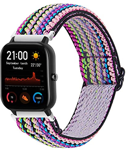 Cinturino compatibile con Amazfit GTS4 GTS 2 MINI BIP 3/BIP S LITE, cinturino di ricambio per smartwatch P22 P32 P36 Smart Watch