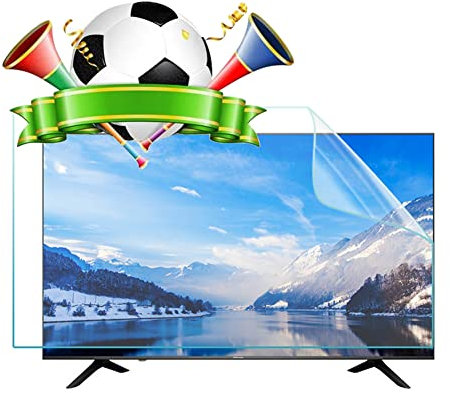 AIZYR Anti Reflective TV Screen Protection Film/Blue Light Blocking Protector Panel/Anti Scratch Matte Filter Reduce Eye Fatigue for 75-85 inch LCD LED OLED HDTV,85inch 1902x1089mm