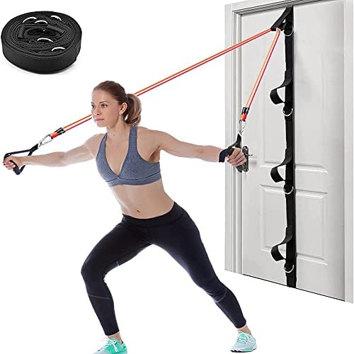 Sangle d'ancrage de Porte Multi-Boucles Robuste Les Chevilles, pour l'entraînement de résistance, la physiothérapie, Les entraînements à Domicile