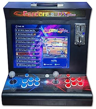 XIXIMENG 17 pulgadas pandora saga dx plus 20008 en 1 consola de videojuegos de arcade retro máquina de lucha HDMI VGA salida soporte modo moneda